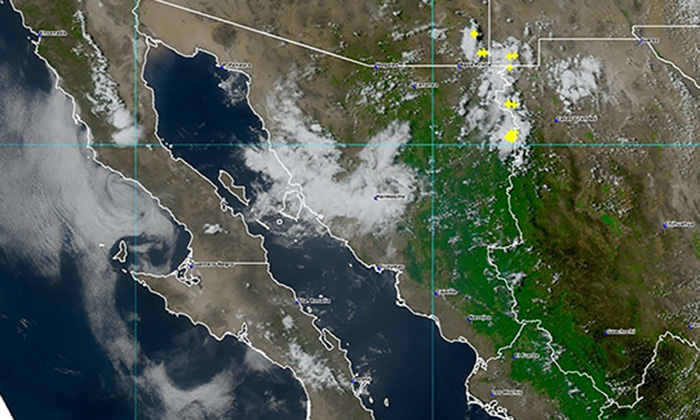 Emite Protección Civil alerta por lluvias en la Sierra y norte de Sonora