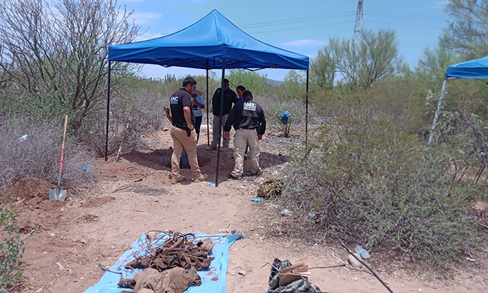 Hallan cementerio clandestino