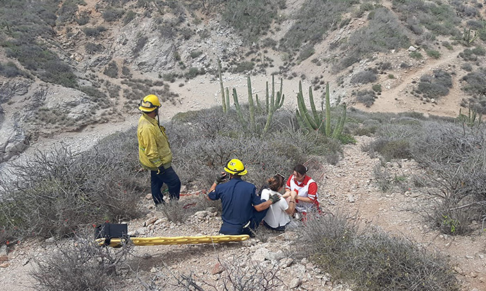 Sufre alpinista crisis nerviosa en el mirador en San Carlos Nuevo Guaymas