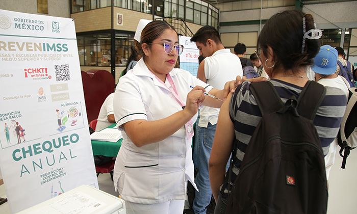 Beneficia PrevenIMSS a 44 mil estudiantes del IPN