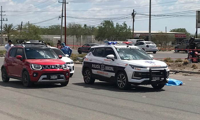 Muere mujer atropellada en la colonia Cuatro de Marzo