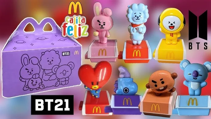 Llega la Esperada Colaboración entre BTS y McDonald’s con la Cajita Feliz de BT21