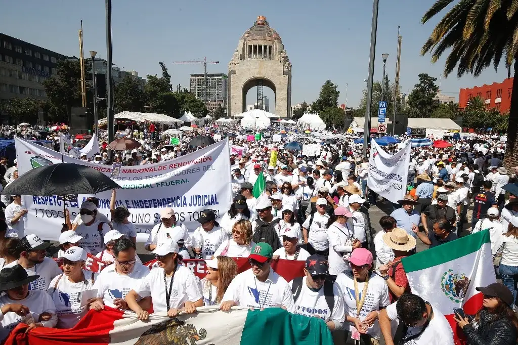 Trabajadores del Poder Judicial se movilizan contra reforma propuesta por Morena