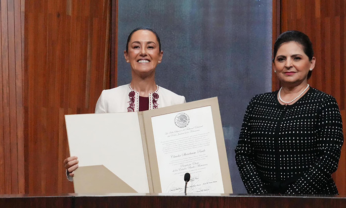 Otorgan constancia de presidenta electa a Sheinbaum