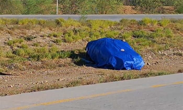 Vuelca patrulla de la Guardia Nacional en la carretera Hermosillo-Guaymas