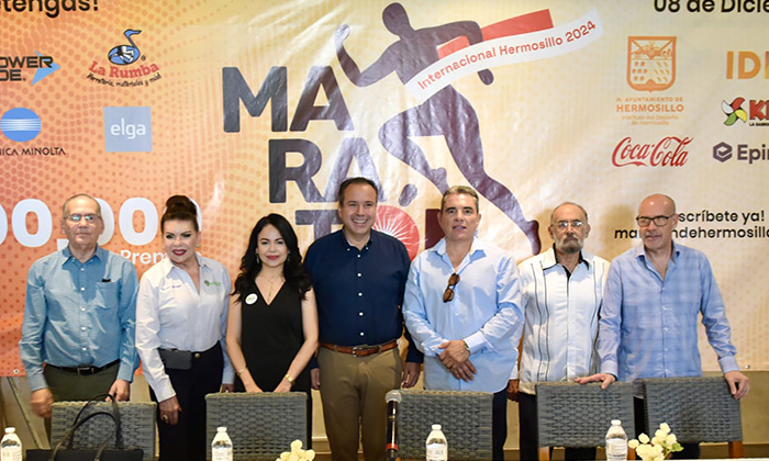 Anuncia Octavo Maratón Internacional; El presidente municipal Antonio Astiazarán