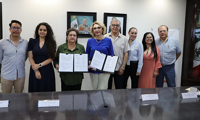 Firman convenio Cecytes y Banco de Ropa de Hermosillo