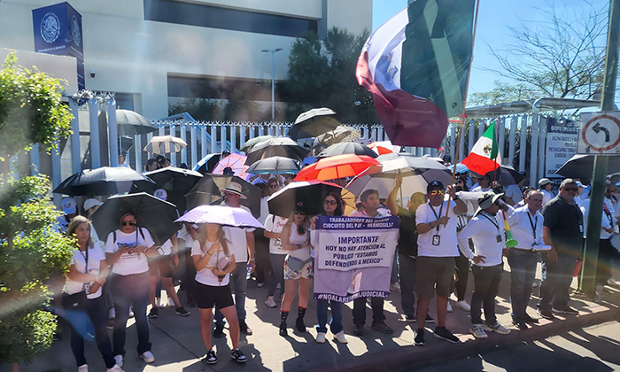 Continúan protestas en el Poder Judicial en contra de la Reforma