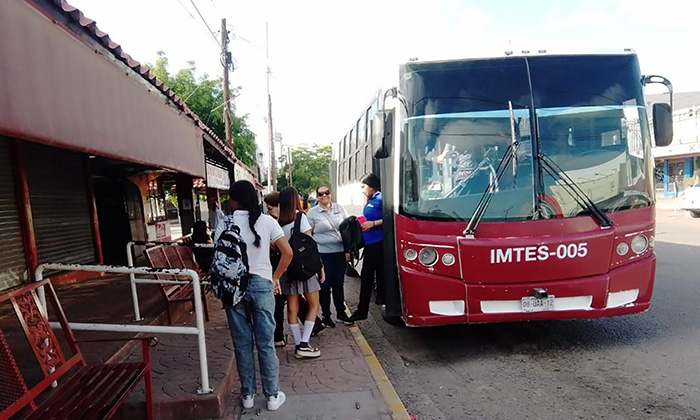 Verifican operatividad de transporte urbano; Personal del Imtes