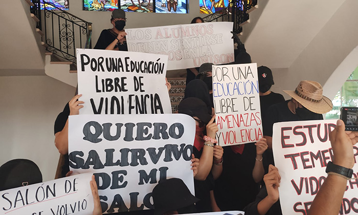 Piden expulsar a alumno violento ya que temen por su vida; Estudiantes de Psicología de Unison