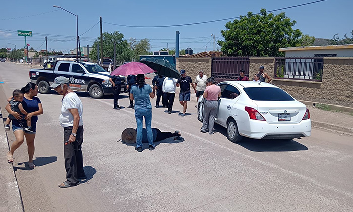 Muere septuagenario atropellado  en Guaymas