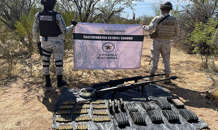 Aseguran explosivos para dron en Plutarco Elías Calles