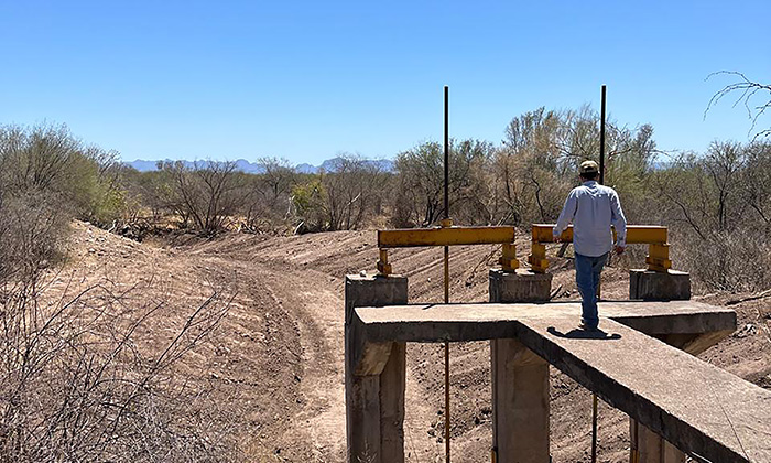 Realizan aprovechamiento de agua de lluvias en ejidos de Guaymas