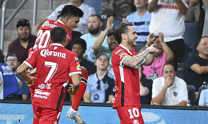 Toluca derrota al Sporting Kansas City