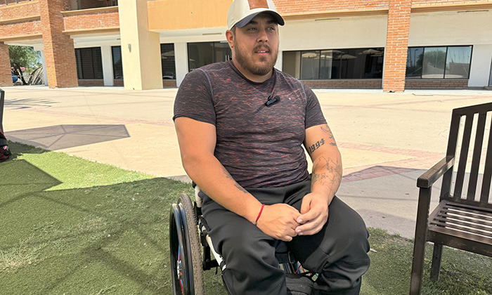 Se alista Édgar Ulises Fuentes para Juegos Paralímpicos