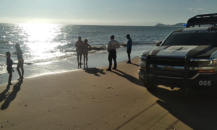 Continúan medidas preventivas en Bahía de Kino por los efectos de la tormenta Ileana