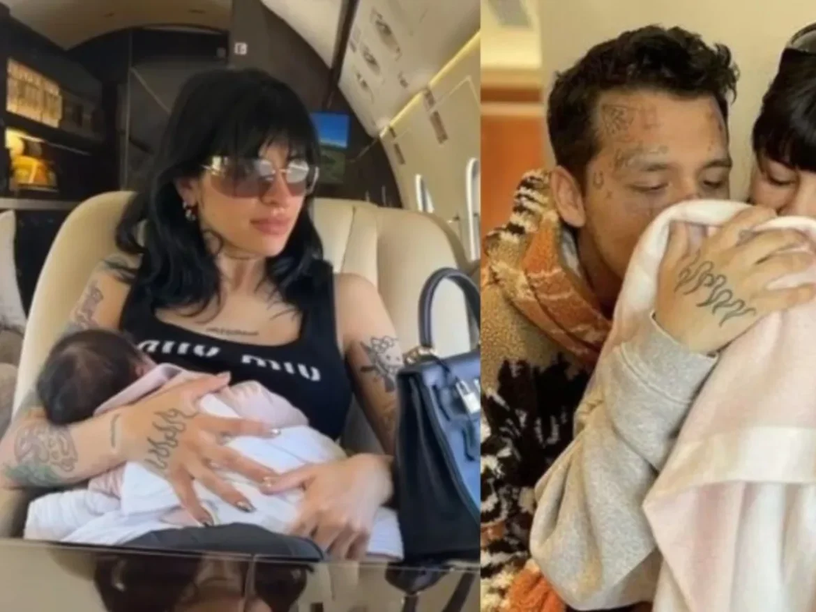 Con tiernas imágenes, Cazzu y Christian Nodal celebraron el primer año de su hija Inti