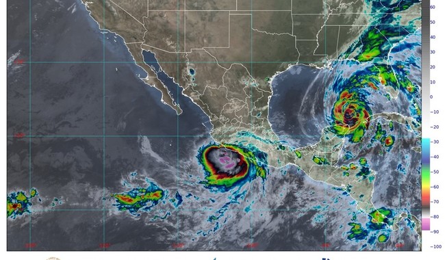 Tormenta tropical John mantiene en alerta a la costa del Pacífico mexicano