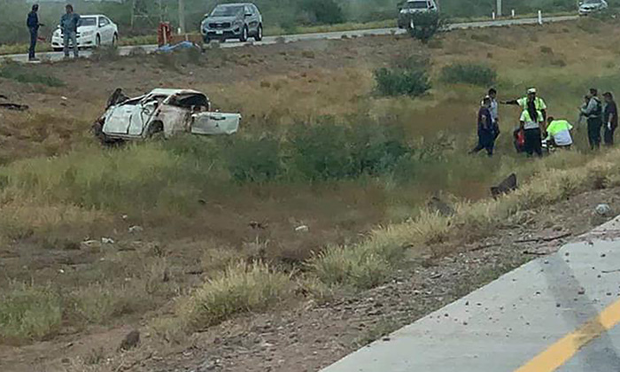 Deja volcamiento dos personas sin vida en Ciudad Obregón