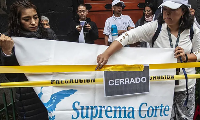 Se suman a paro trabajadores de la SCJN en contra de la reforma al Poder Judicial