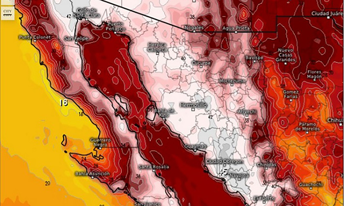 Repuntarán temperaturas a partir de hoy en gran parte de Sonora