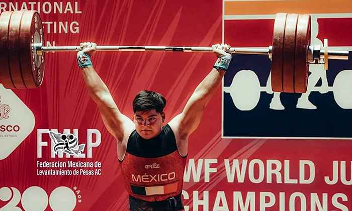 Sonorense destaca en Mundial de Halterofilia en la división de 89 kilos varonil