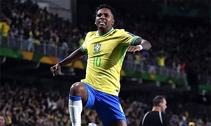 Brasil batalla pero vence a Ecuador con gol de Rodrygo