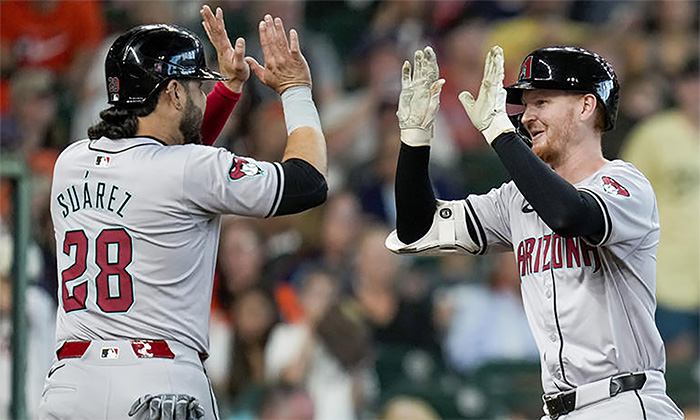 Apalea Diamondbacks a Astros por 12-6; Cortan racha de tres derrotas