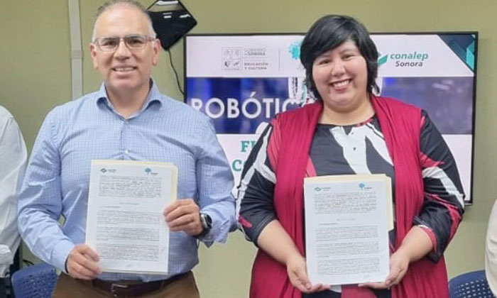 Fortalecerá Conalep Sonora aprendizaje sobre robótica en Nogales