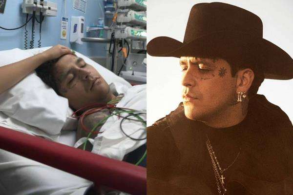 Christian Nodal se recupera tras alarmar a sus fans; pospone fechas de su tour