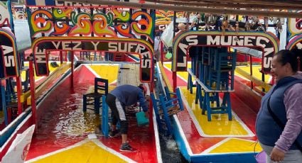 Trajineras de Xochimilco enfrentaron inundaciones tras intensas lluvias