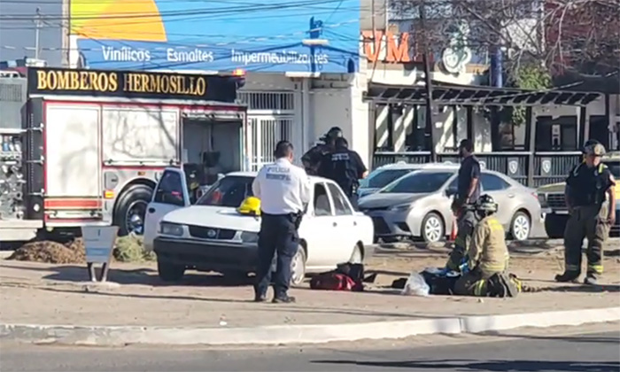 Arrolla auto a peatón en la colonia Loma Linda