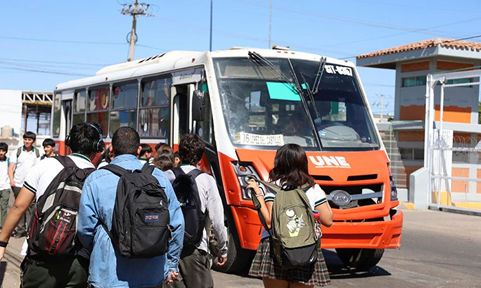 Refuerzan transporte para zona del Parque Industrial; Beneficiará a estudiantes del sector