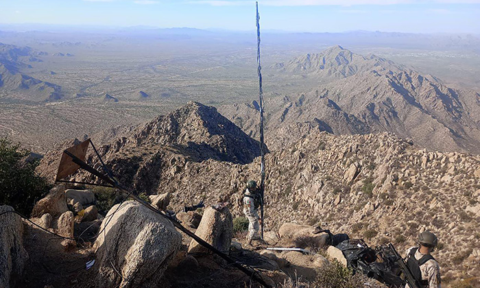 Destruyen campamento de grupo criminal el oriente de Sonoyta