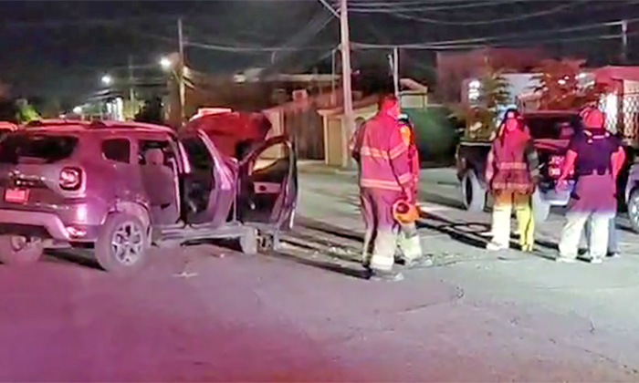 Deja choque volcamiento una lesionada en la colonia Villa de Seris