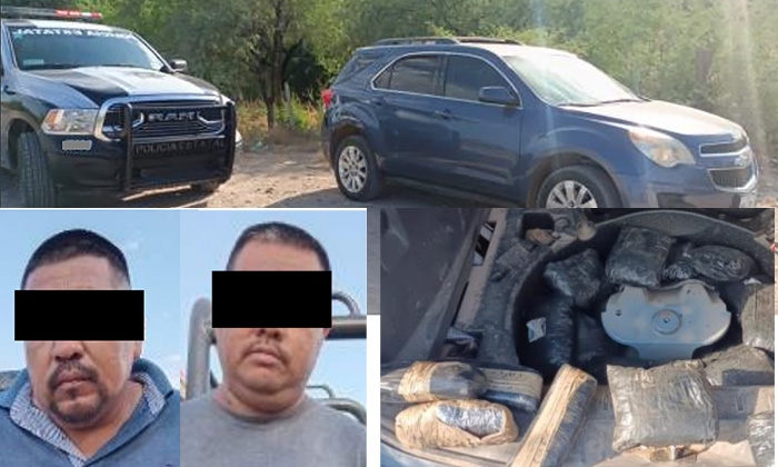 Arrestan a dos sujetos con fentanilo en la carretera Ures-Hermosillo