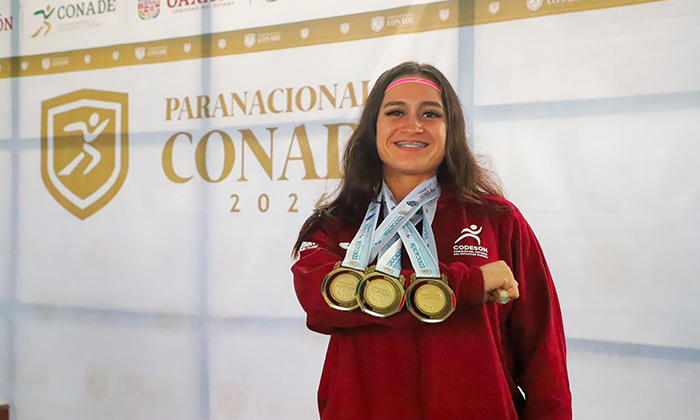 Suma sonora 11 medallas más en Paratletismo al cierre de los Paranacionales Conade 