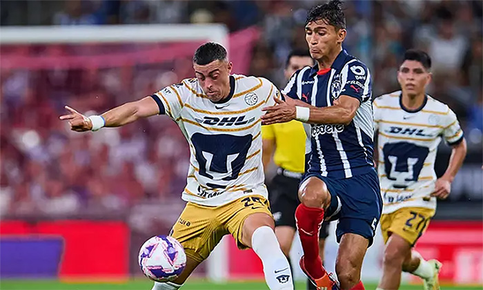 Empatan a cero goles Rayados y Pumas; Protagonizaron cerrado encuentro