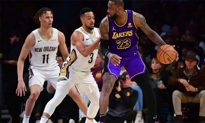 Lakers suma cinco victorias consecutivas tras vencer a Pelícanos de Nueva Orleáns