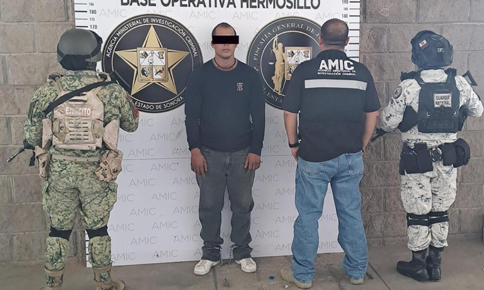 Detienen a presunto narcomenudista en Hermosillo