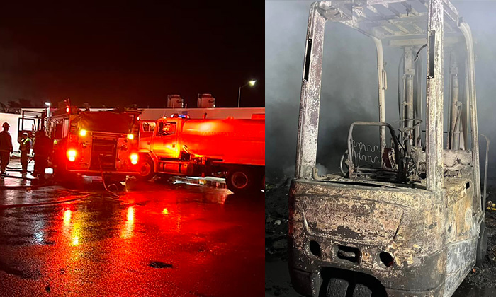 Incendio de bodegas deja pérdidas millonarias en el poblado Miguel Alemán