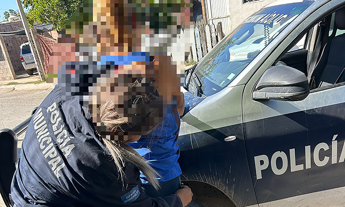 Capturan a mujer armada con machete en la colonia Solidaridad