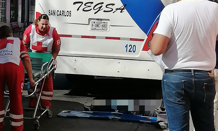 Muere atropellado por camión en Guaymas