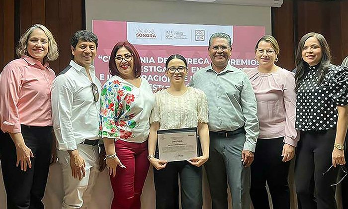 Galardonan estudio sobre nutrición de niños yaquis con el Premio de Investigación en Salud Sonora