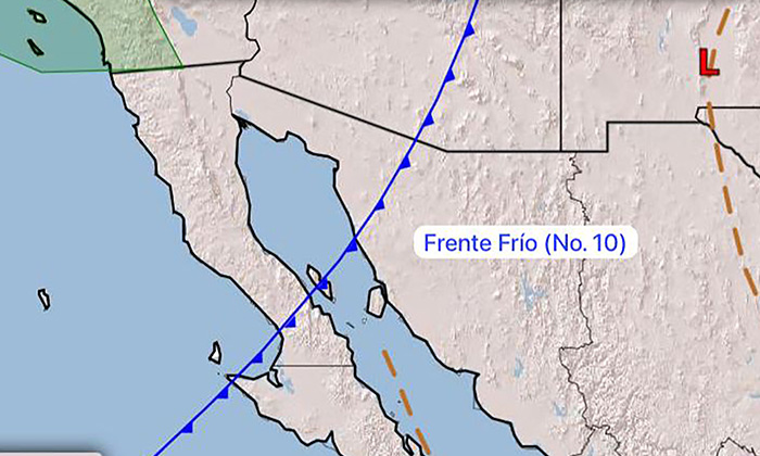 Registra zona serrana temperaturas bajo cero por el frente frío número 9