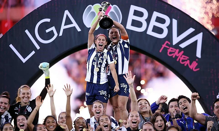 Rayadas logra bicampeonato; Dominan 3-2 a Tigres Femenil