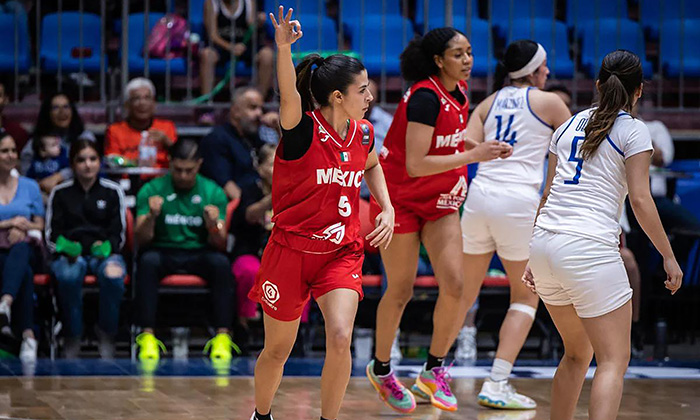 Sonorense contribuye con tercer lugar de México en torneo de Centrobasquet femenil