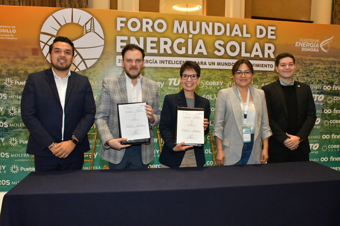 Firman convenio para impulsar industria energética; Gobierno Municipal y Clúster de Energía Sonora