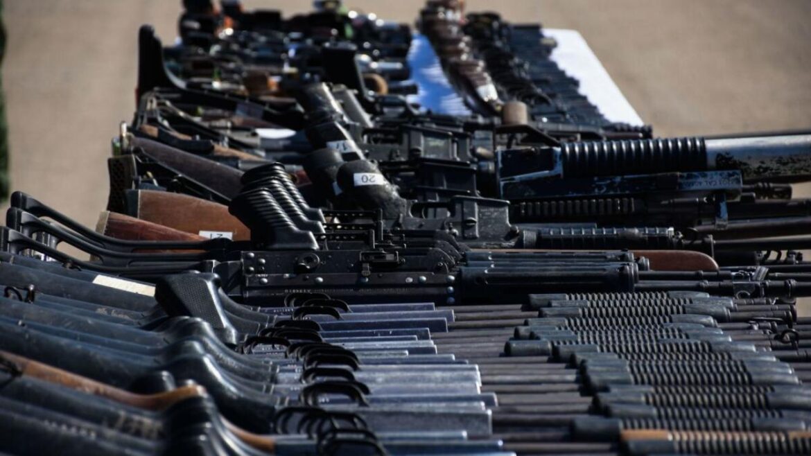 Estados Unidos identifica que el 70% de las armas confiscadas en México provienen de su territorio