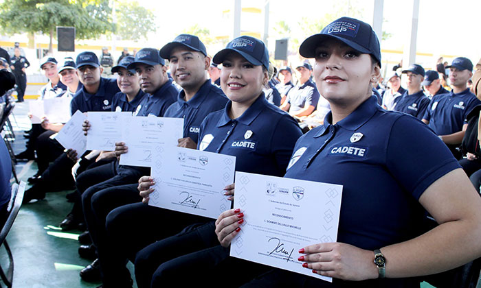 Egresan 108 cadetes de la Universidad de Seguridad Pública